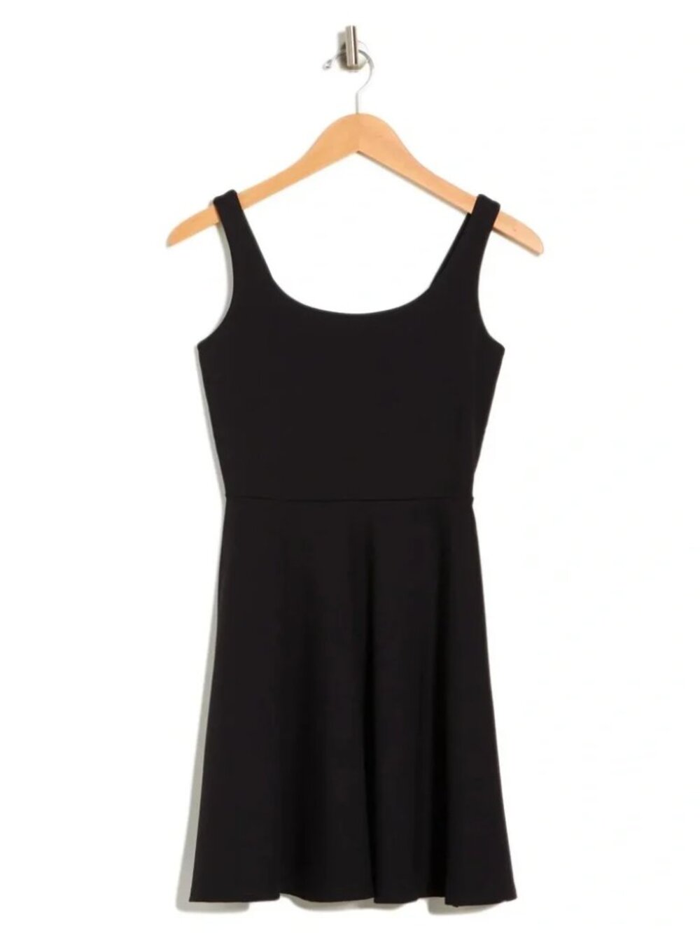 NWOT Susana Monaco Knit Tank Skater Dress - Black XL - Picture 3 of 3